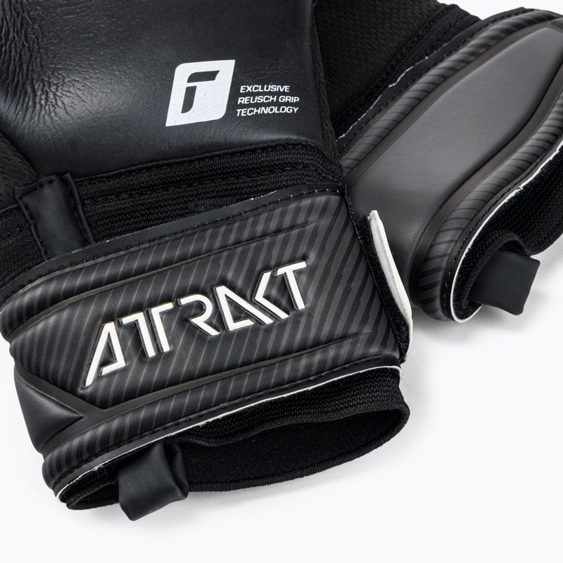 Guanti da portiere Reusch Attrakt Infinity Finger Support 2022 nero 4