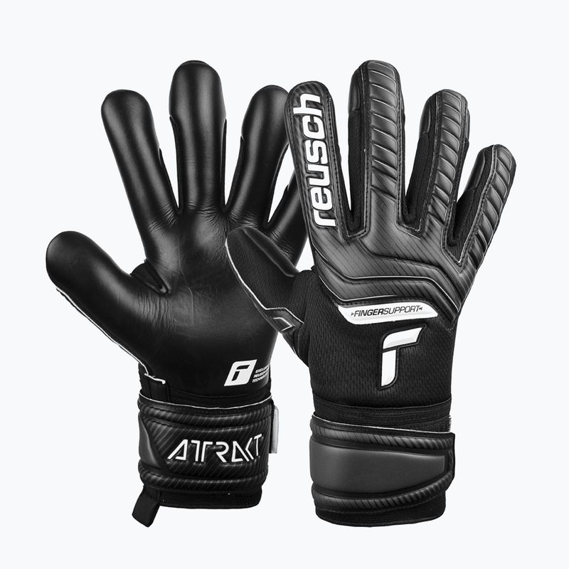 Guanti da portiere Reusch Attrakt Infinity Finger Support 2022 nero 5