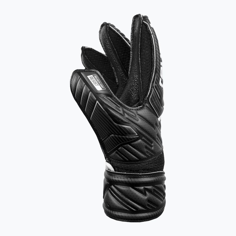 Guanti da portiere per bambini Reusch Attrakt Resist Finger Support nero 7