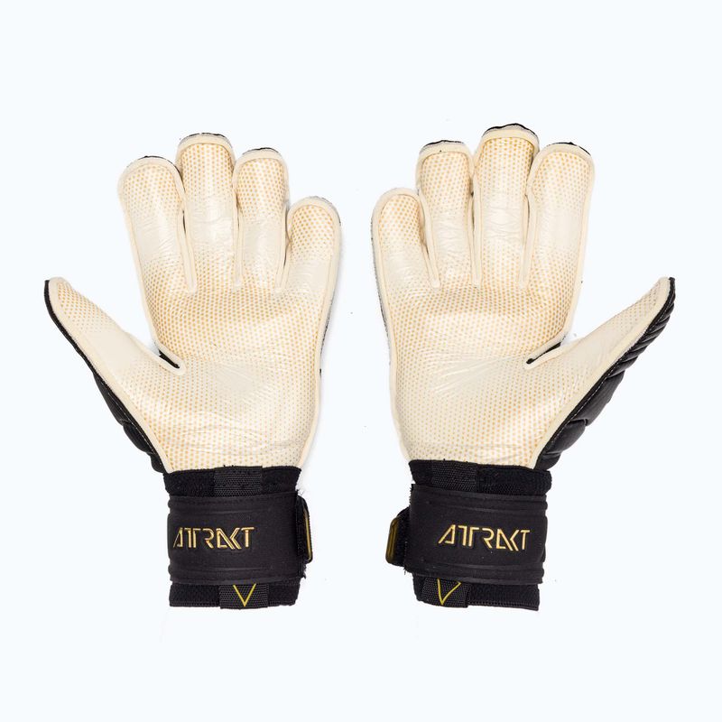 Guanti da portiere Reusch Attrakt Gold X GluePrint nero/oro 3