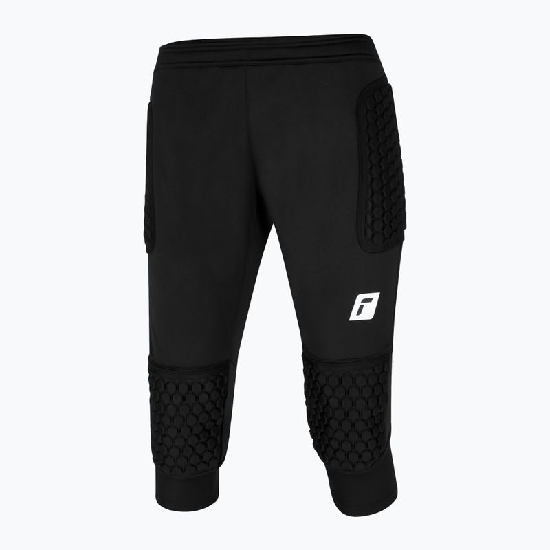 Pantaloni da portiere da bambino Reusch Contest 3/4 Short Advance Junior nero/argento