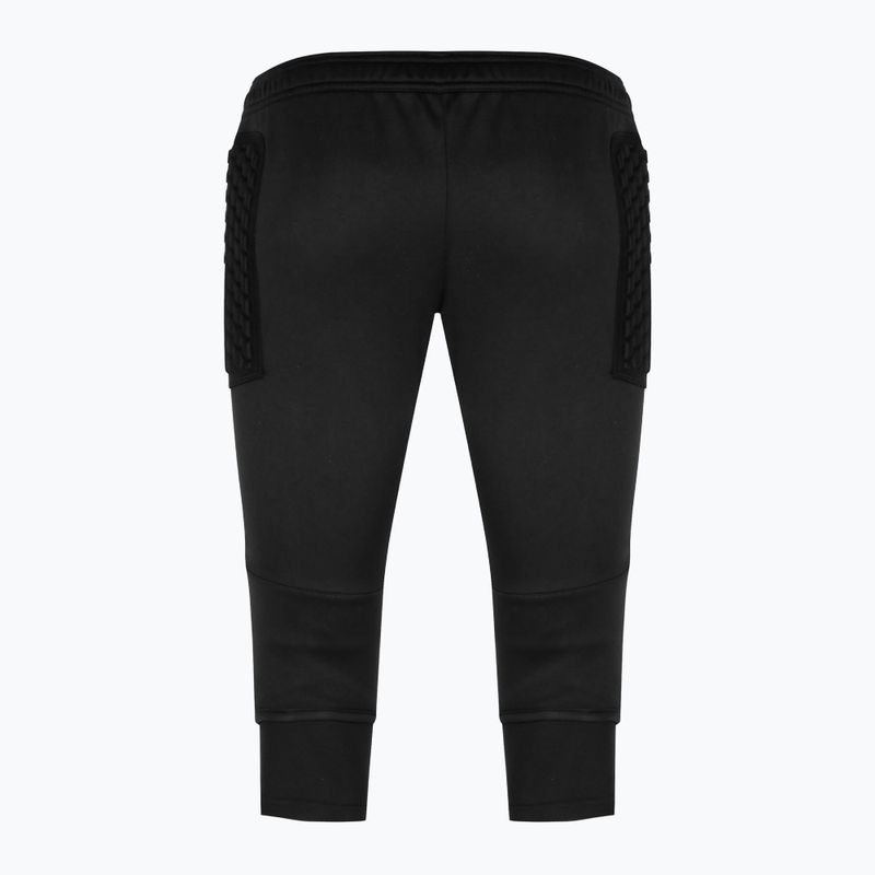 Pantaloni da portiere da bambino Reusch Contest 3/4 Short Advance Junior nero/argento 2