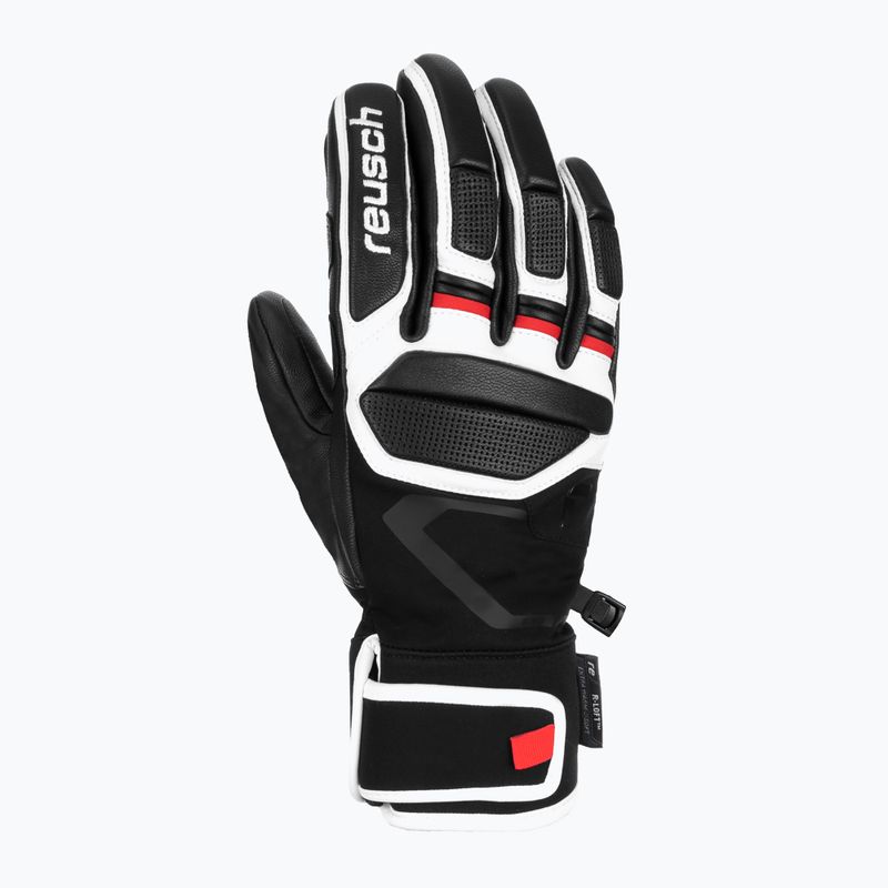 Guanto da sci Reusch Pro Rc nero/bianco/rosso fuoco 7