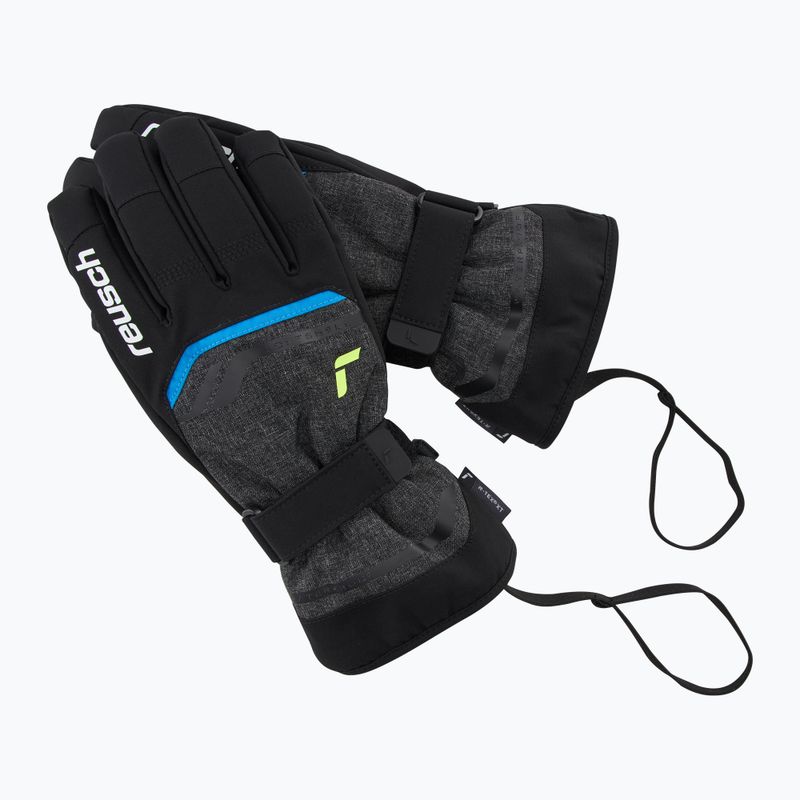 Guanti da sci Reusch Primus R-Tex XT black melange/safety yellow/brilliant blue 6