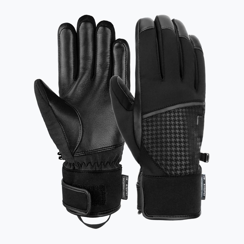 Guanto da sci Reusch Mara R-TEX XT nero/pied de poule 5