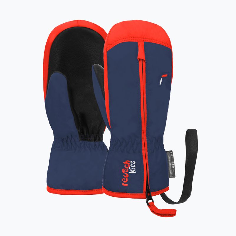 Guanti da sci per bambini Reusch Ben Mitten dress blue/cherry tomato