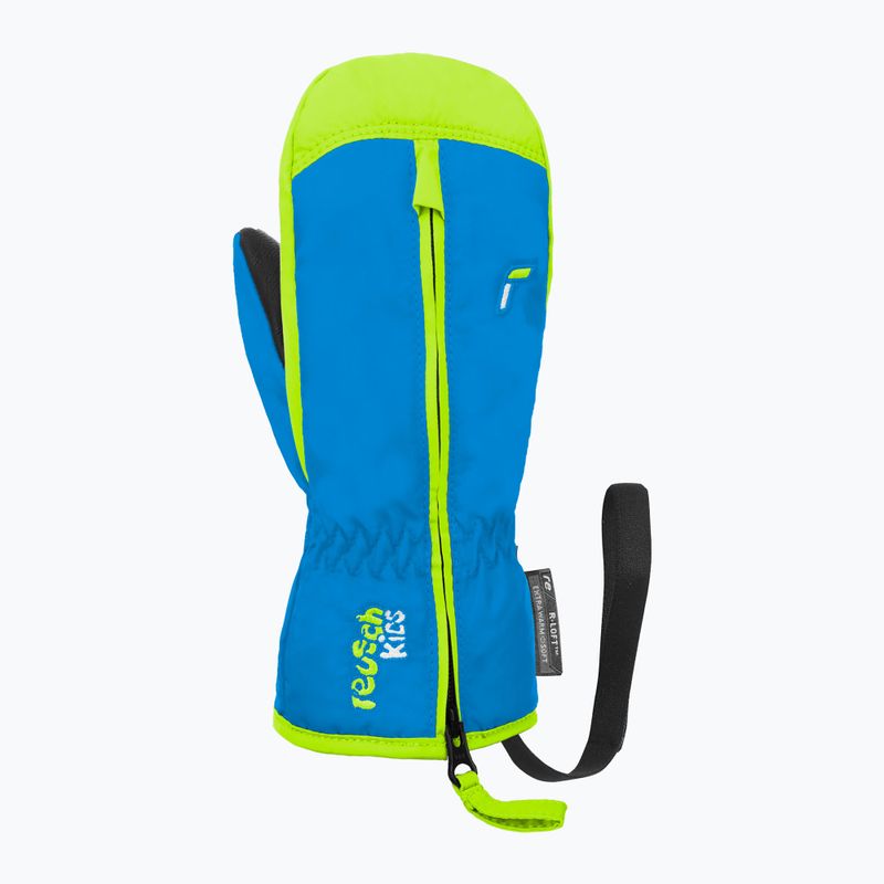 Guanti da sci per bambini Reusch Ben Mitten brilliant blue/safety yel 2