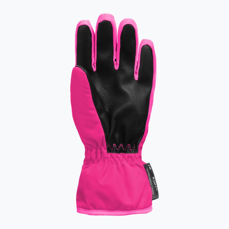 Guanti da sci per bambini Reusch Ben fuchsia purple/knockout pink 4