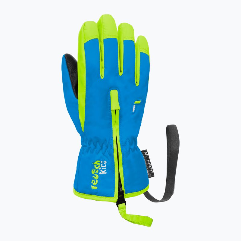 Guanti da sci per bambini Reusch Ben brilliant blue/safety yellow 3