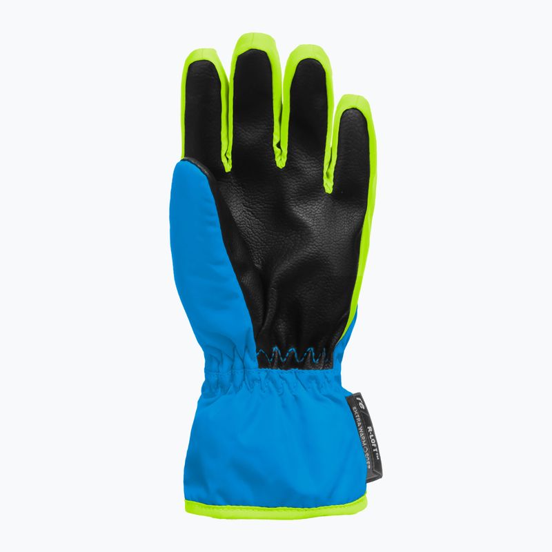 Guanti da sci per bambini Reusch Ben brilliant blue/safety yellow 4