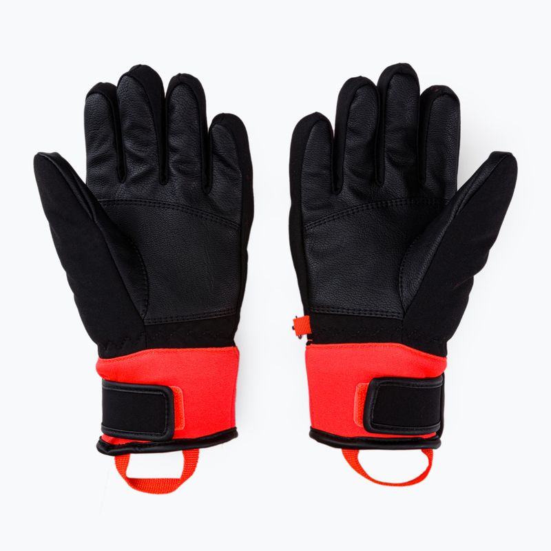 Guanto da sci Reusch Worldcup Warrior Prime R-TEX XT per bambini nero/rosso fluo 2