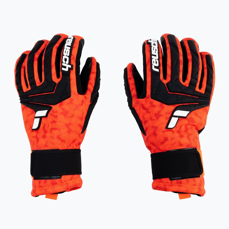 Guanto da sci Reusch World Cup Warrior Neo nero/rosso fluo 3