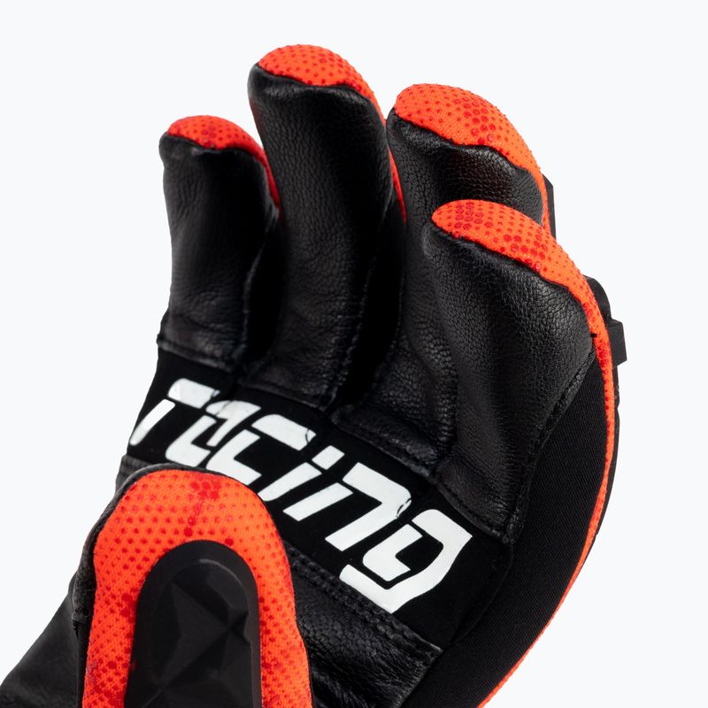 Guanto da sci Reusch World Cup Warrior Neo nero/rosso fluo 5