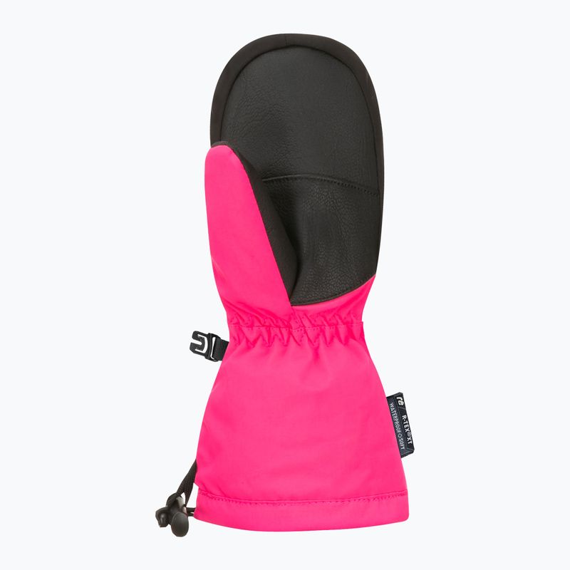 Guanto da sci per bambini Reusch Kaden Down R-Tex XT Mitten rosa glo 3