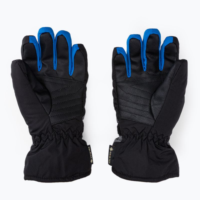 Guanto da sci Reusch Flash Gore-Tex per bambini nero/nero melange/blu brillante 2