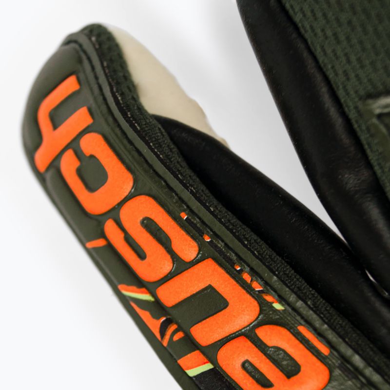 Guanti da portiere Reusch Attrakt Speedbump verde deserto/arancio shocking 9