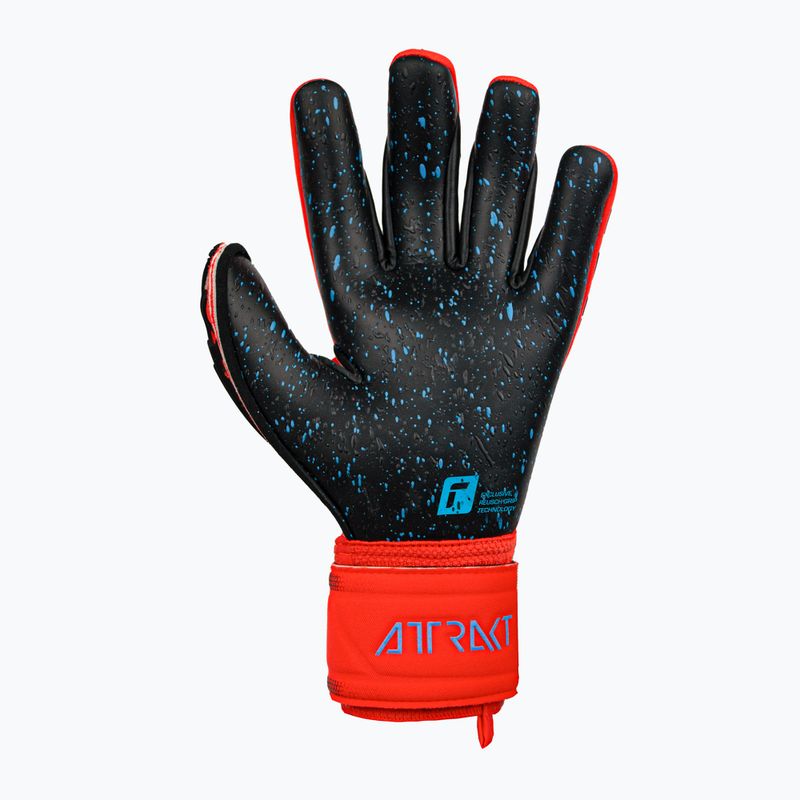 Reusch Attrakt Freegel Fusion Guanti da portiere rosso vivo/blu futuro/nero 5