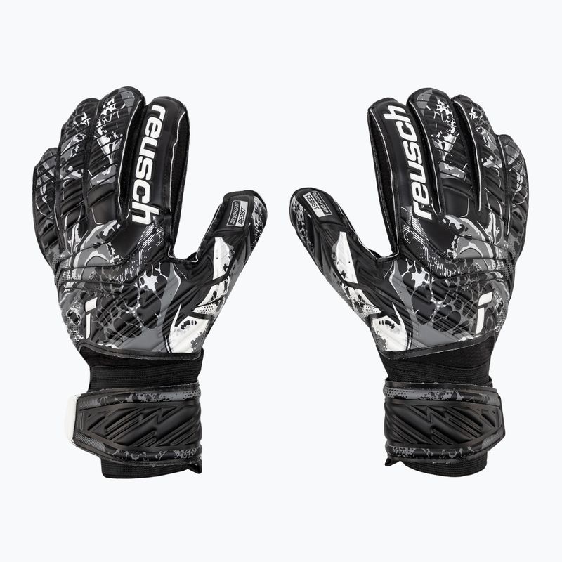 Guanti da portiere Reusch Attrakt Resist nero