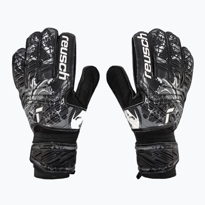 Guanti da portiere Reusch Attrakt Solid nero