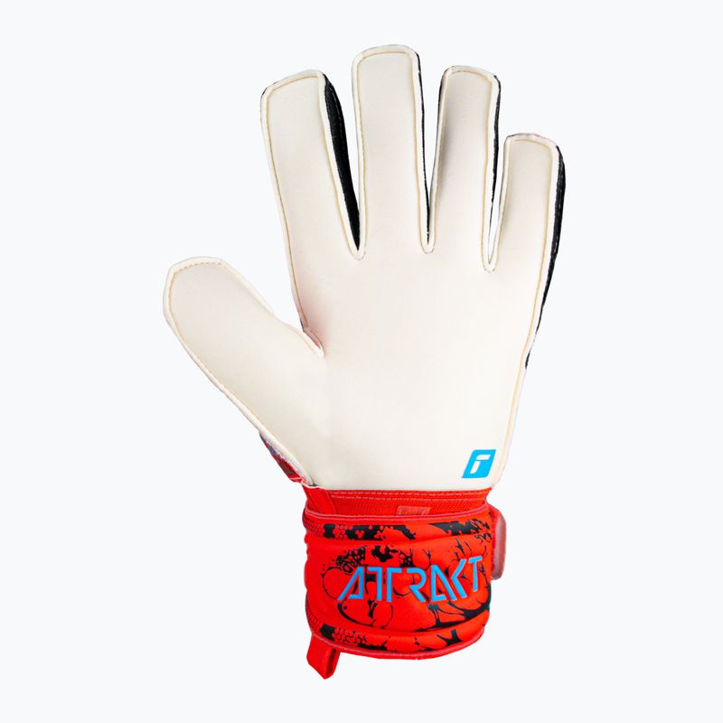 Guanti da portiere Reusch Attrakt Solid rosso brillante/blu futuro 5