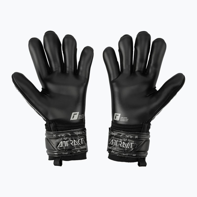Guanti da portiere Reusch Attrakt Infinity Finger Support nero 2