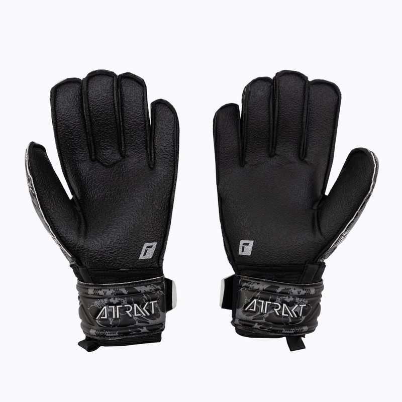 Guanti da portiere Reusch Attrakt Resist Finger Support nero 2