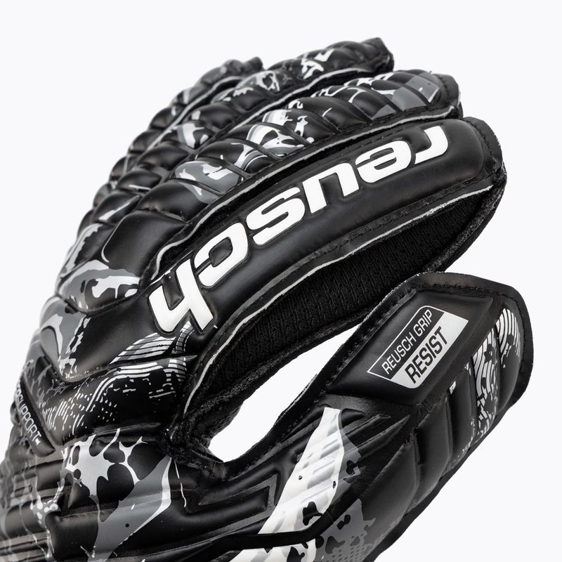 Guanti da portiere Reusch Attrakt Resist Finger Support nero 3