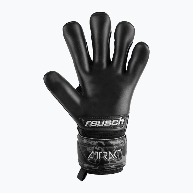 Guanti da portiere per bambini Reusch Attrakt Infinity Finger Support nero 5