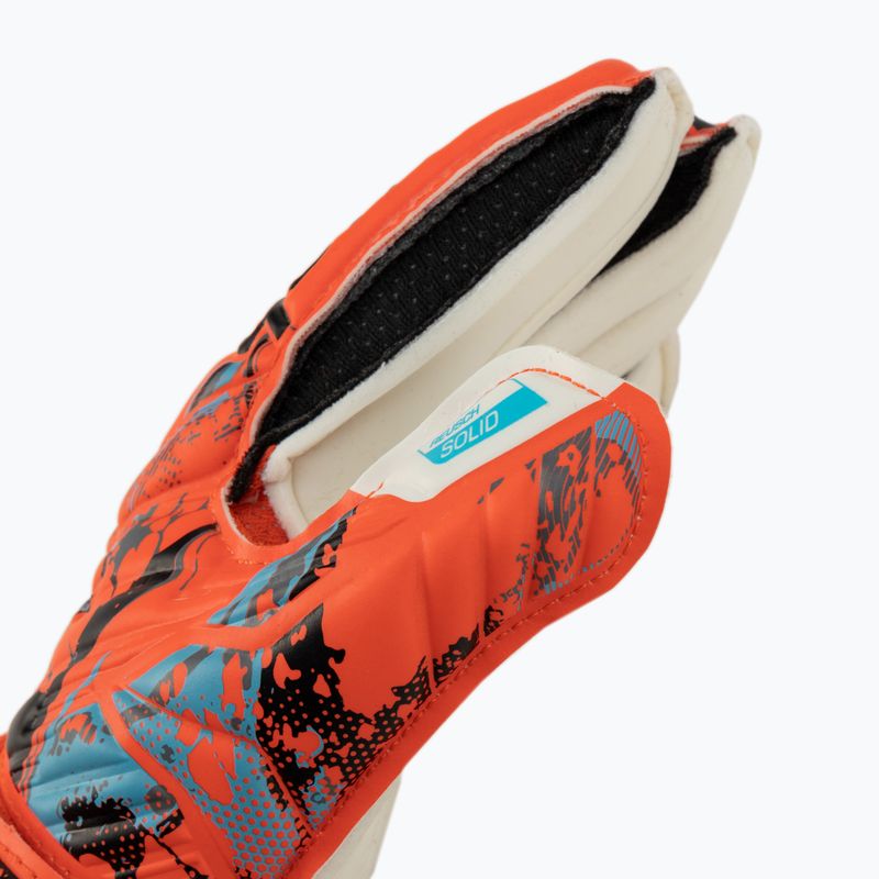 Reusch Attrakt Solid Finger Support guanti da portiere per bambini rosso vivo/blu futuro 3