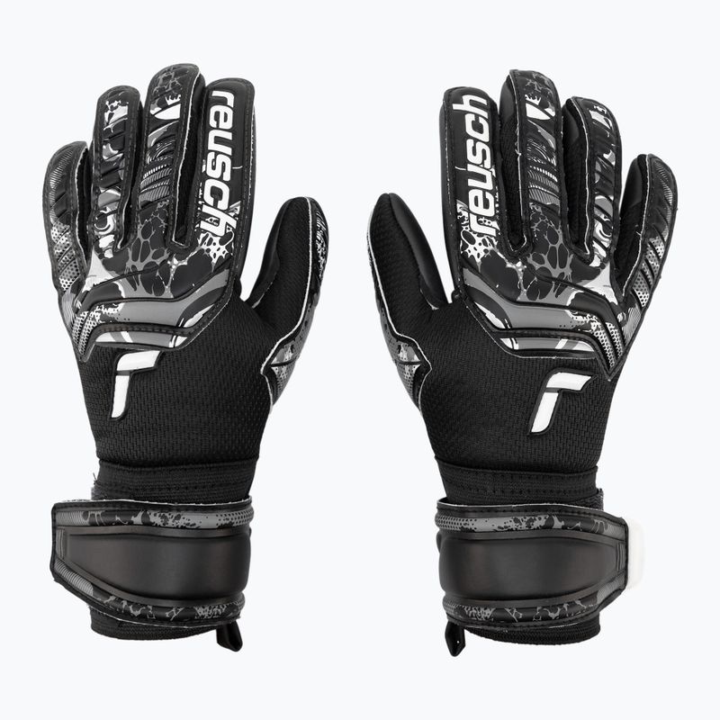 Guanti da portiere per bambini Reusch Attrakt Infinity neri