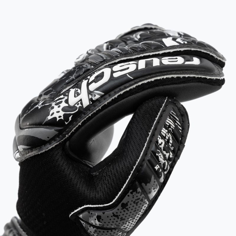 Guanti da portiere per bambini Reusch Attrakt Infinity neri 3