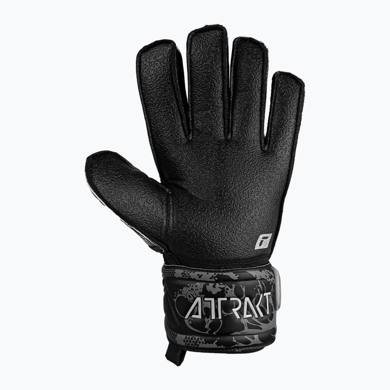 Guanti da portiere per bambini Reusch Attrakt Resist nero 5