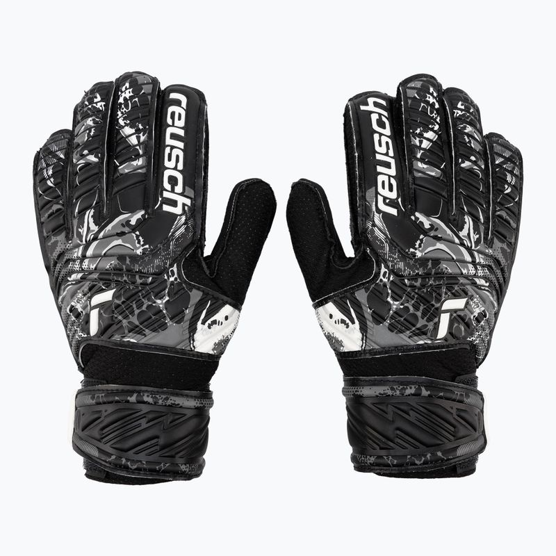 Guanti da portiere per bambini Reusch Attrakt Resist nero