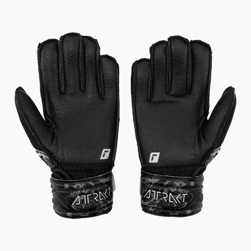 Guanti da portiere per bambini Reusch Attrakt Resist nero 2