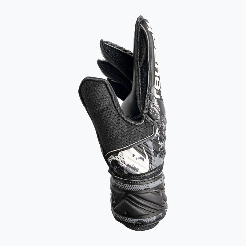 Guanto da portiere per bambini Reusch Attrakt Solid nero 6