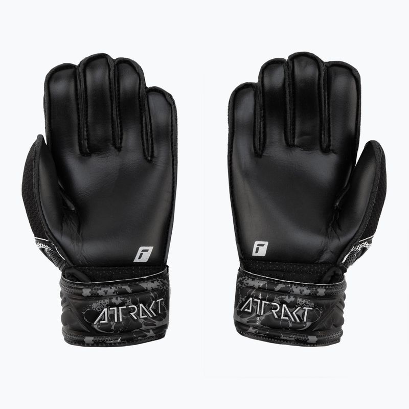 Guanto da portiere per bambini Reusch Attrakt Solid nero 2