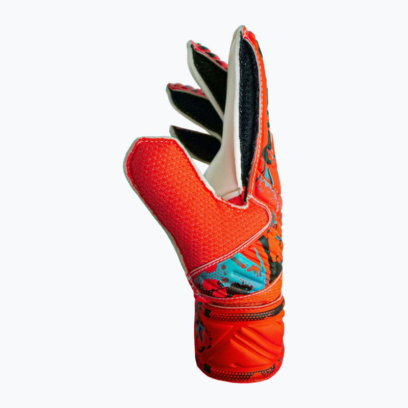 Guanti da portiere per bambini Reusch Attrakt Solid rosso brillante/blu futuro 6