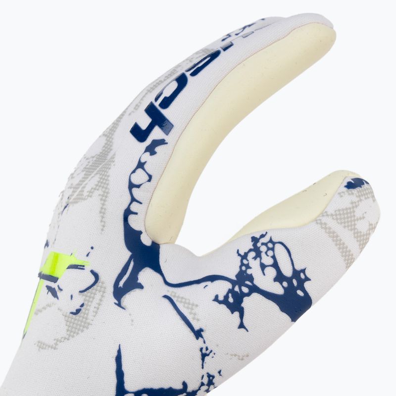 Guanti da portiere Reusch Pure Contact Gold X bianco/blu scuro 3