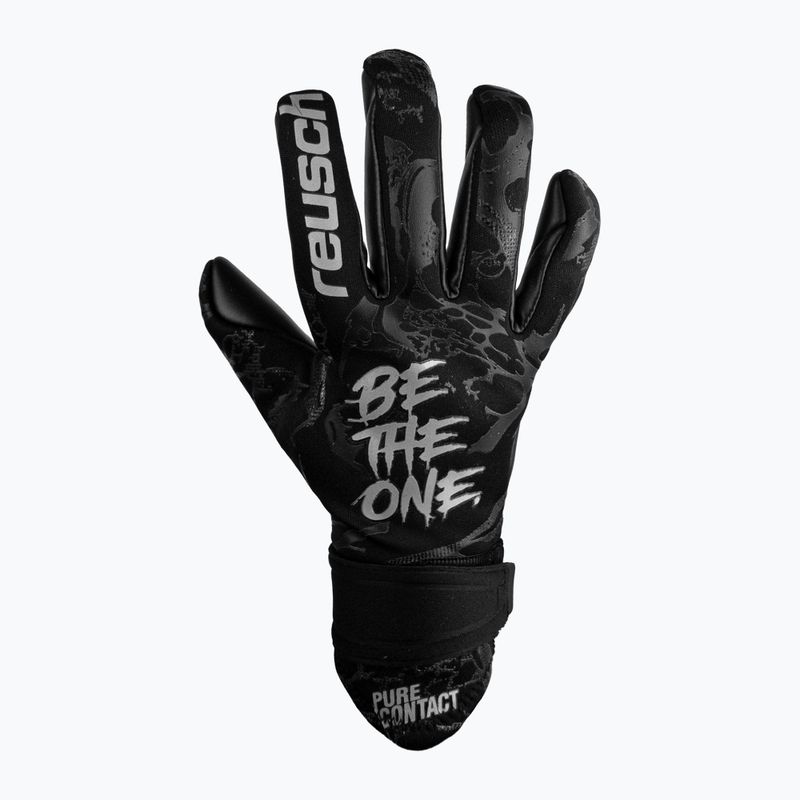 Guanti da portiere per bambini Reusch Pure Contact Infinity neri 4