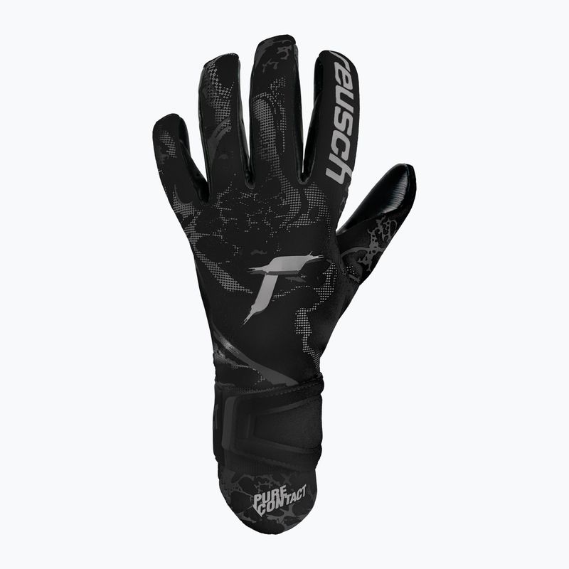 Guanti da portiere per bambini Reusch Pure Contact Infinity neri 7