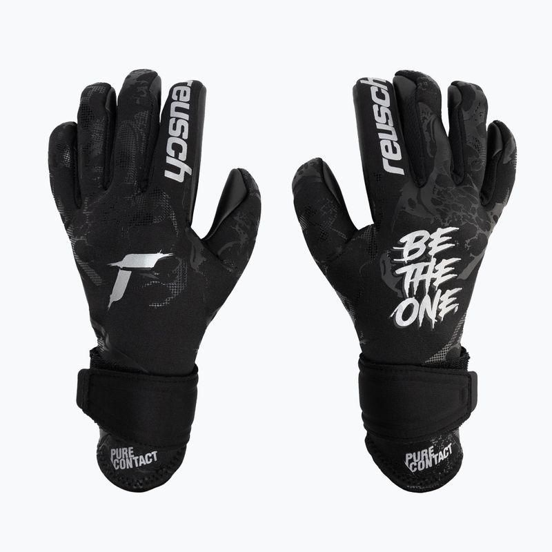 Guanti da portiere per bambini Reusch Pure Contact Infinity neri