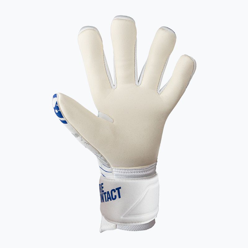 Guanti da portiere per bambini Reusch Pure Contact argento bianco/blu scuro 6