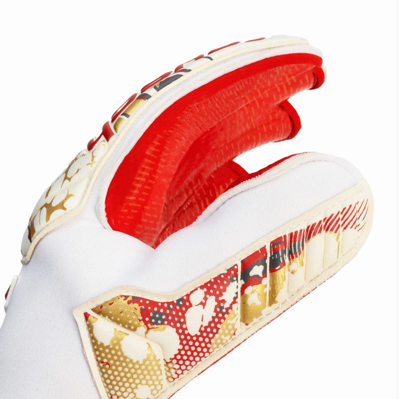 Guanti da portiere Reusch Attrakt Gold X GluePrint bianco/oro/rosso fuoco 3