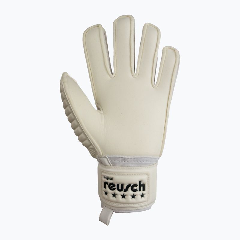 Guanti da portiere Reusch Legacy Arrow Silver per bambini, bianco 6