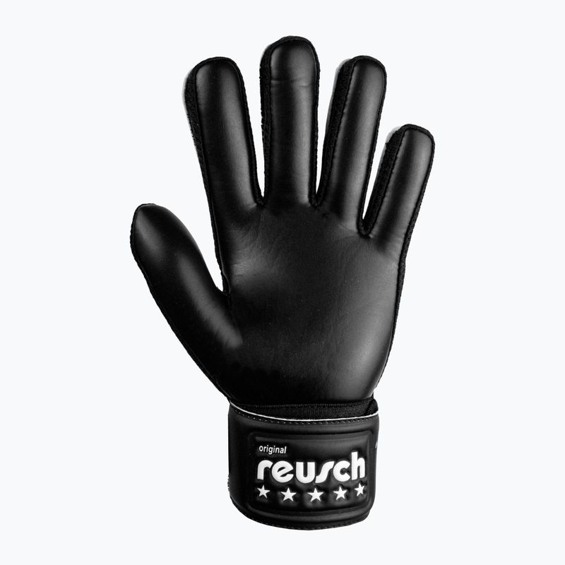 Guanti da portiere Reusch Legacy Arrow Solid per bambini, nero 6
