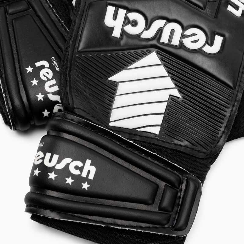 Guanti da portiere Reusch Legacy Arrow Solid per bambini, nero 4