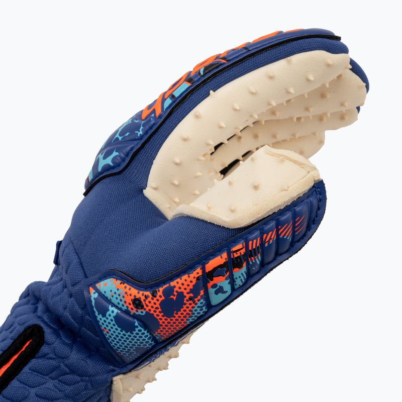 Reusch Attrakt Speedbump Guanto da portiere AdaptiveFlex senza spalline blu vero/arancio shocking 3