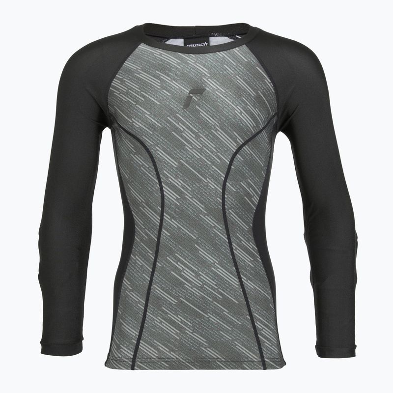 Maglia da portiere a manica lunga Reusch Padded Eco Undershirt nero/verde deserto