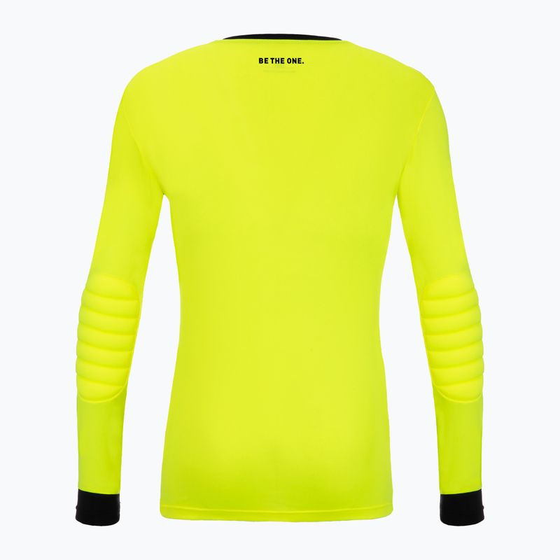 Maglia da portiere per bambini Reusch Match Longsleeve Imbottita di sicurezza giallo/nero 2