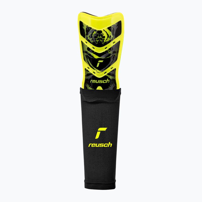 Reusch Shinguard Attrakt Supreme parastinchi di sicurezza giallo/nero